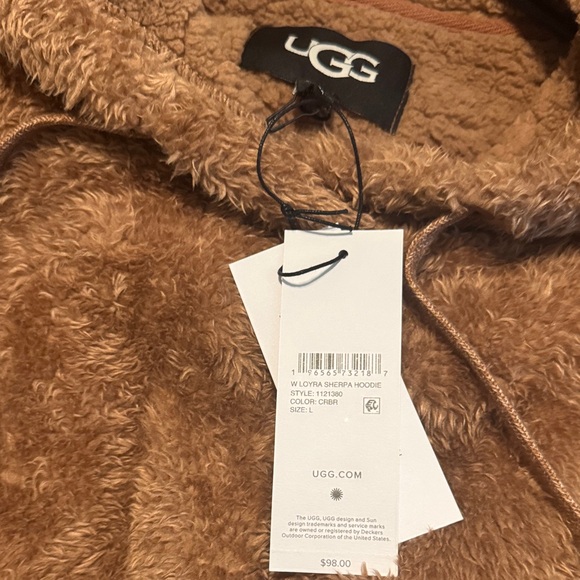 UGG Chestnut Sherpa-Lined Hoodie - Picture 3 of 3